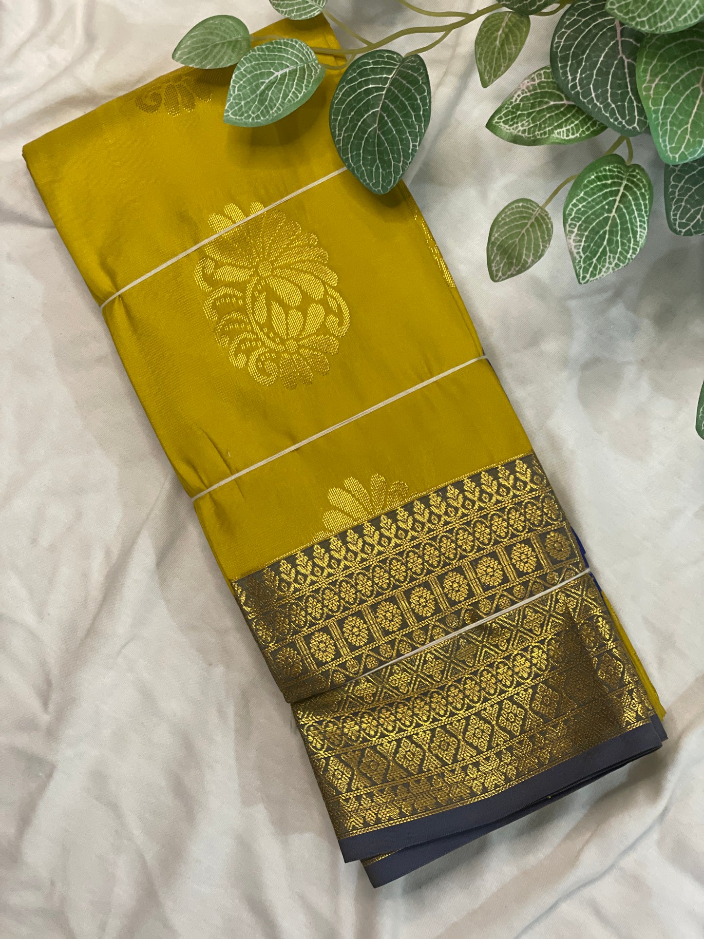 Yellow Soft Silk Traditional Wear Saree