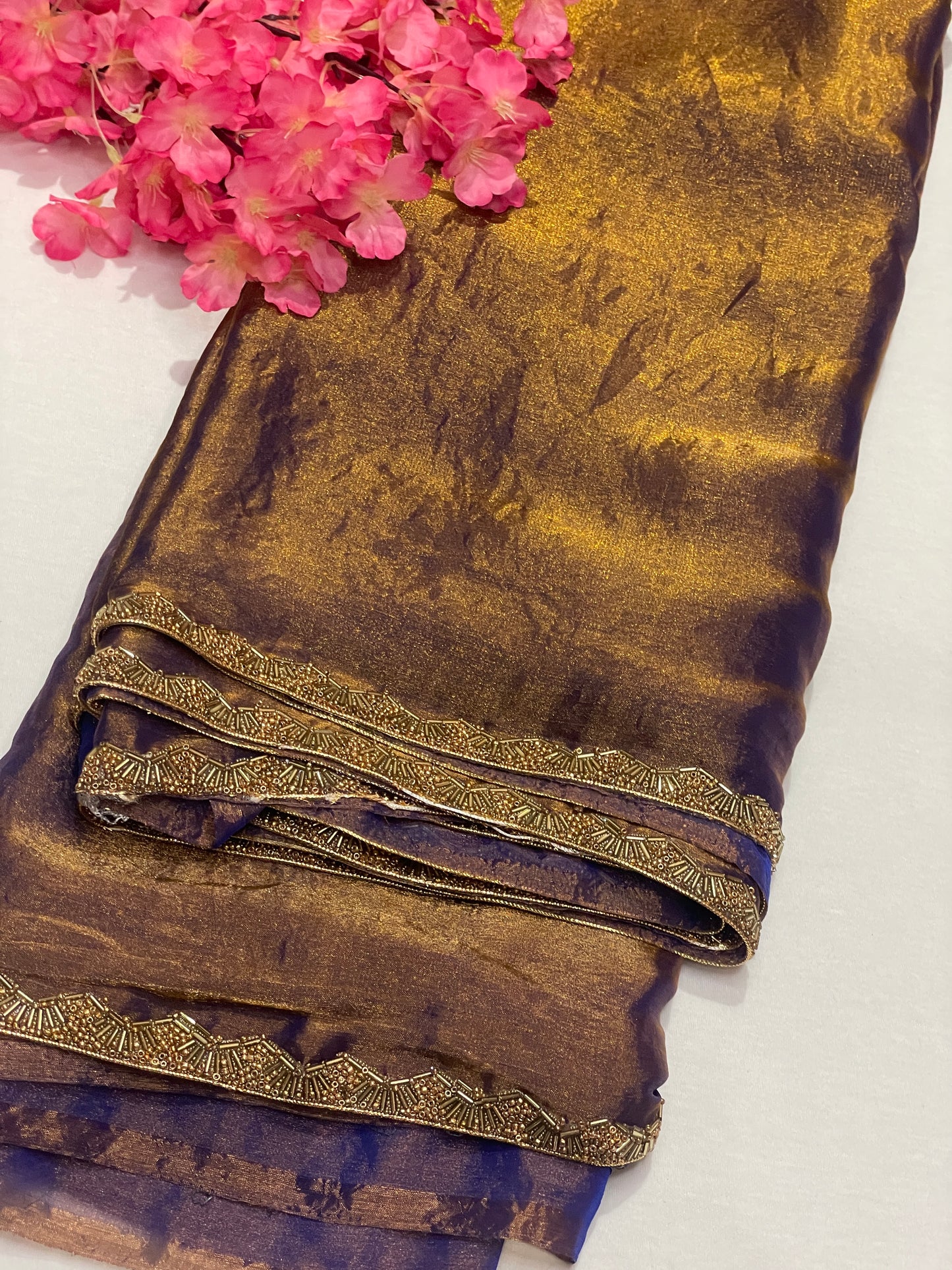 Brown Jimmy Choo Premium Quality Saree