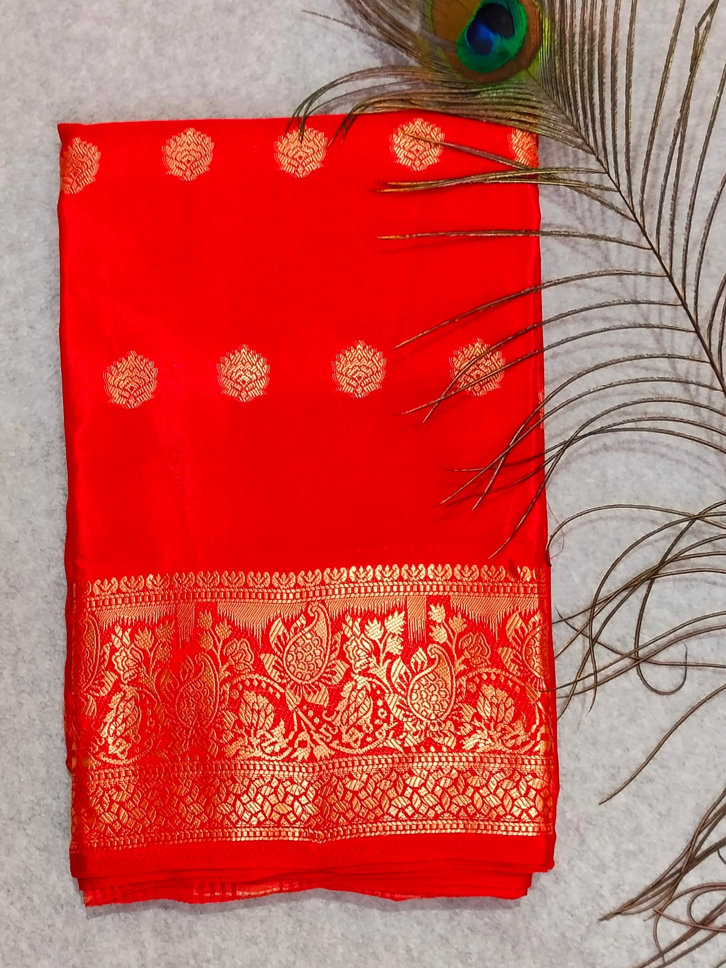 Crape Viscous Silk Saree