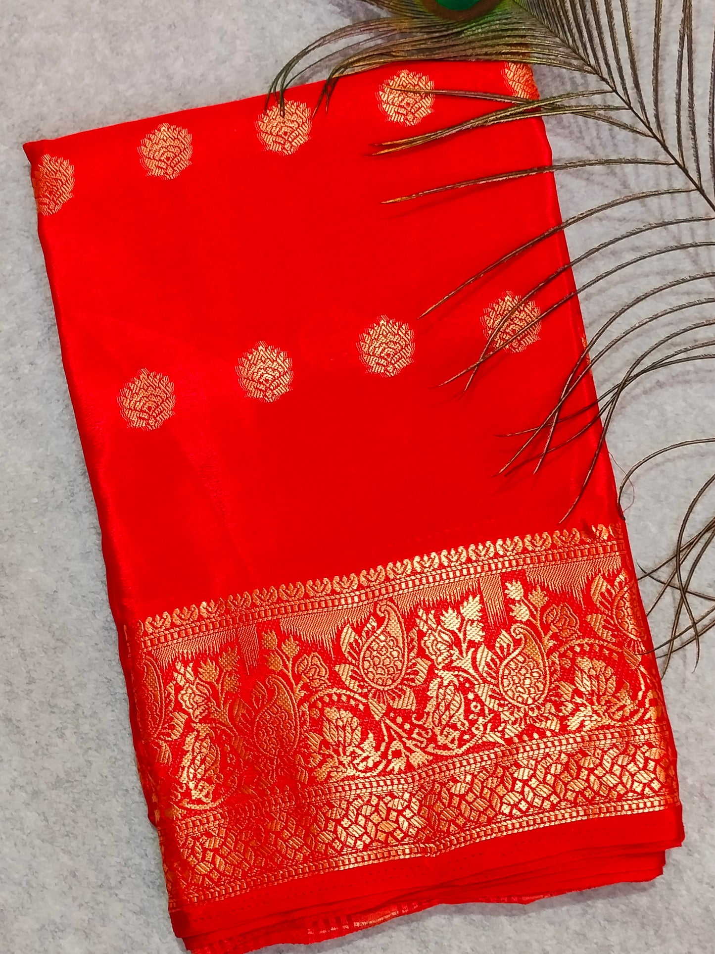 Crape Viscous Silk Saree