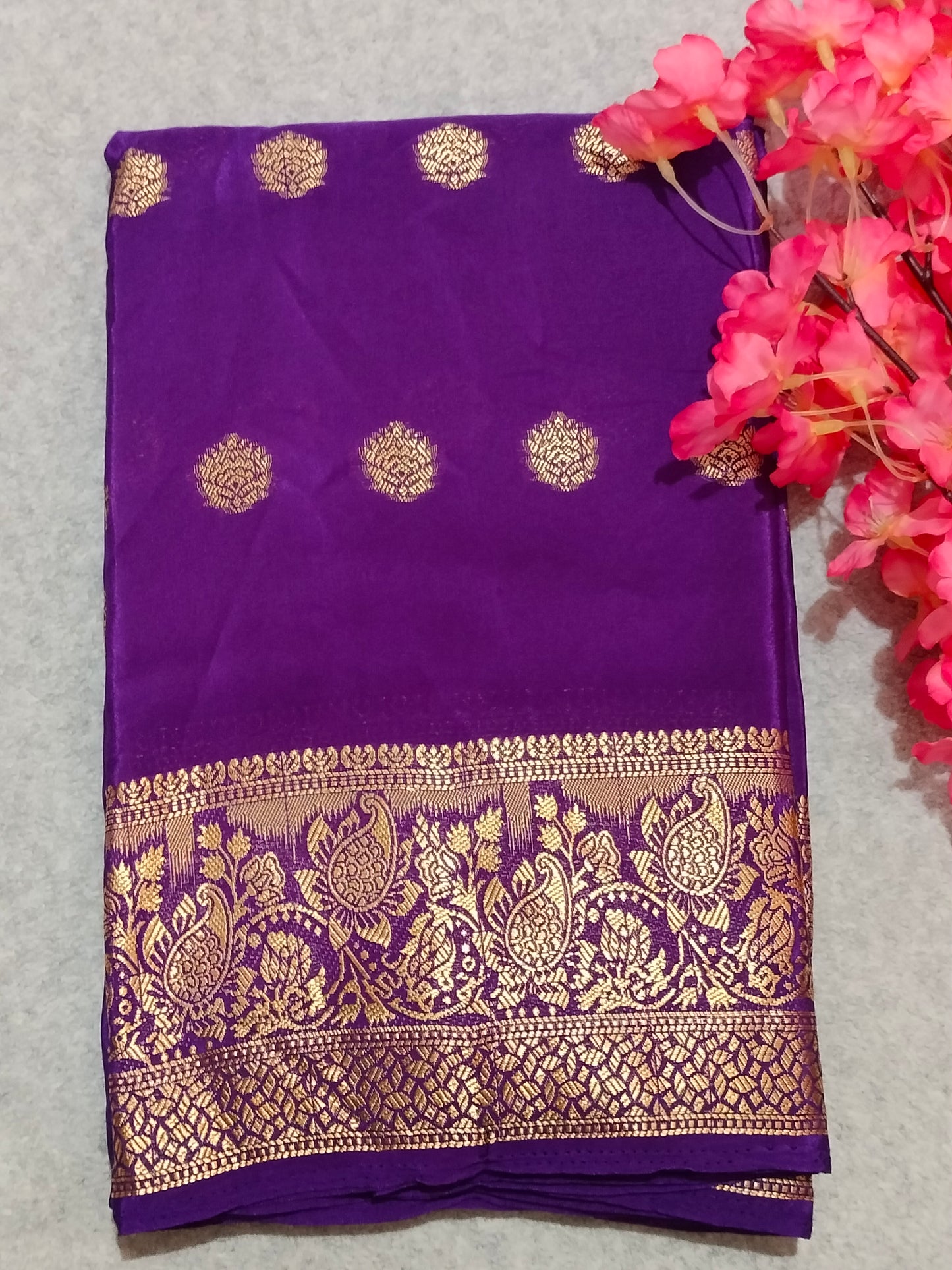 Crape Viscous Silk Saree