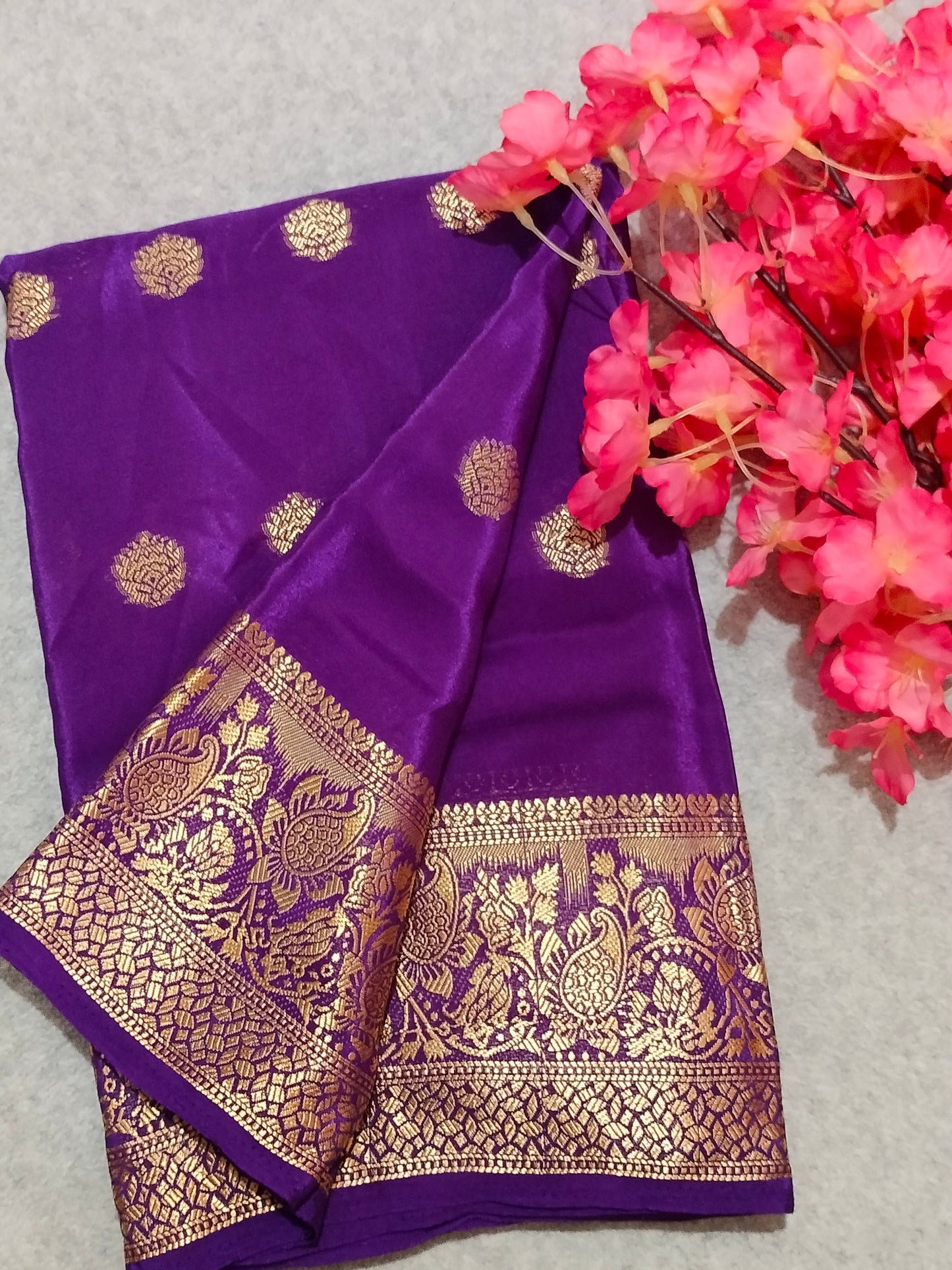 Crape Viscous Silk Saree