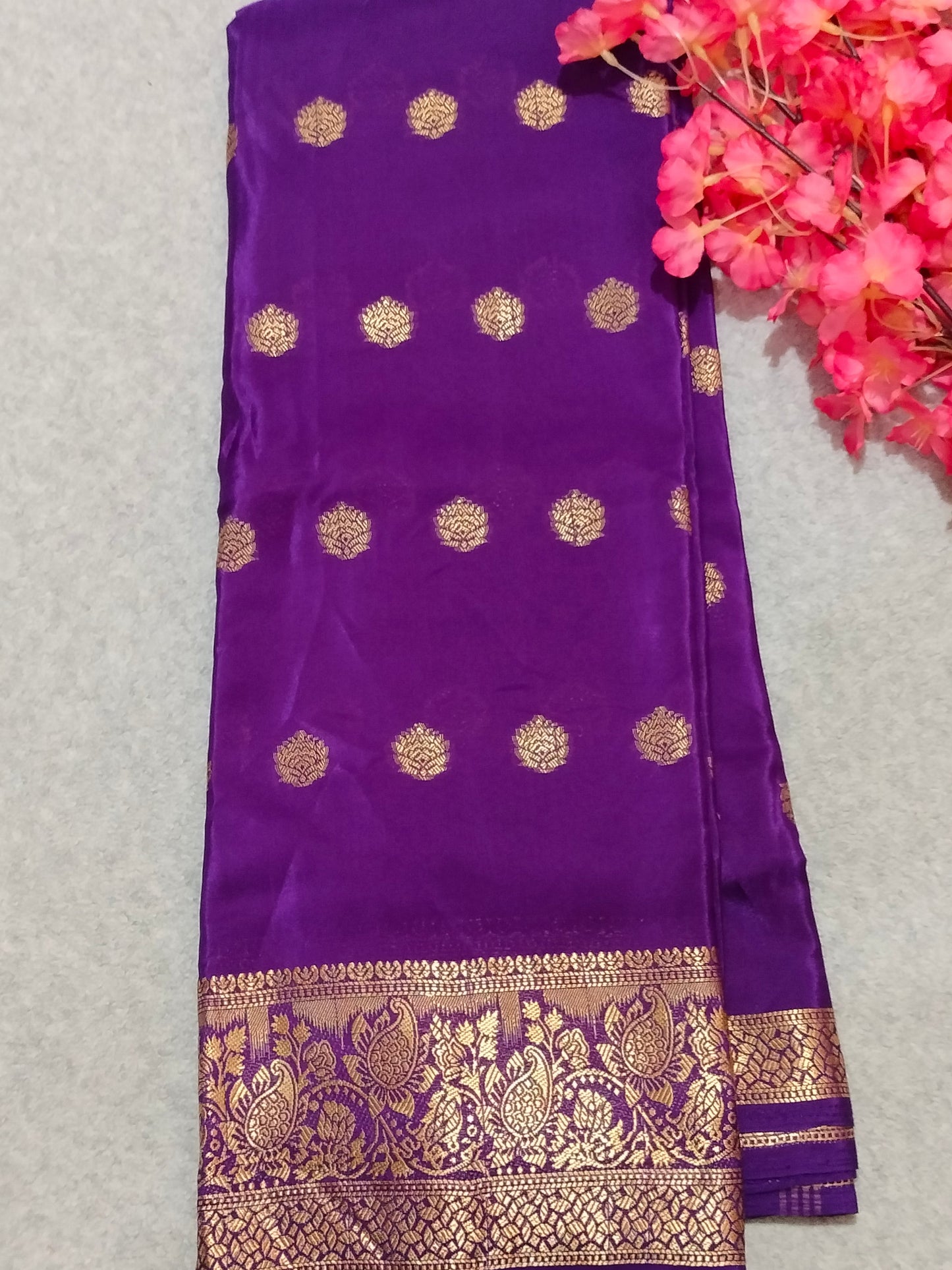 Crape Viscous Silk Saree