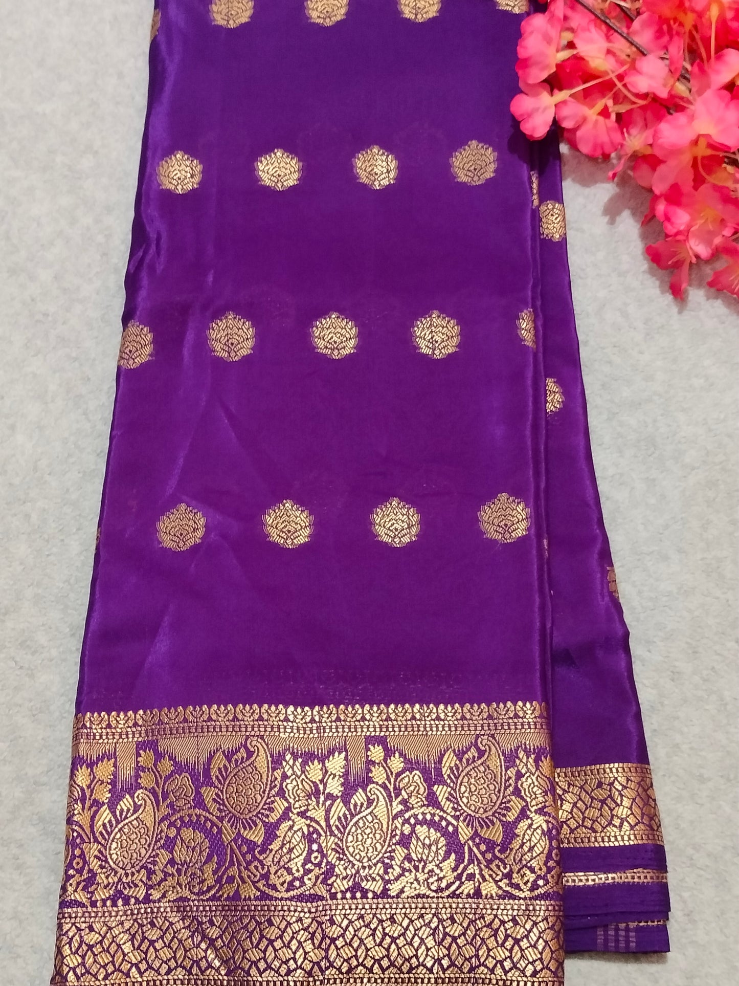 Crape Viscous Silk Saree