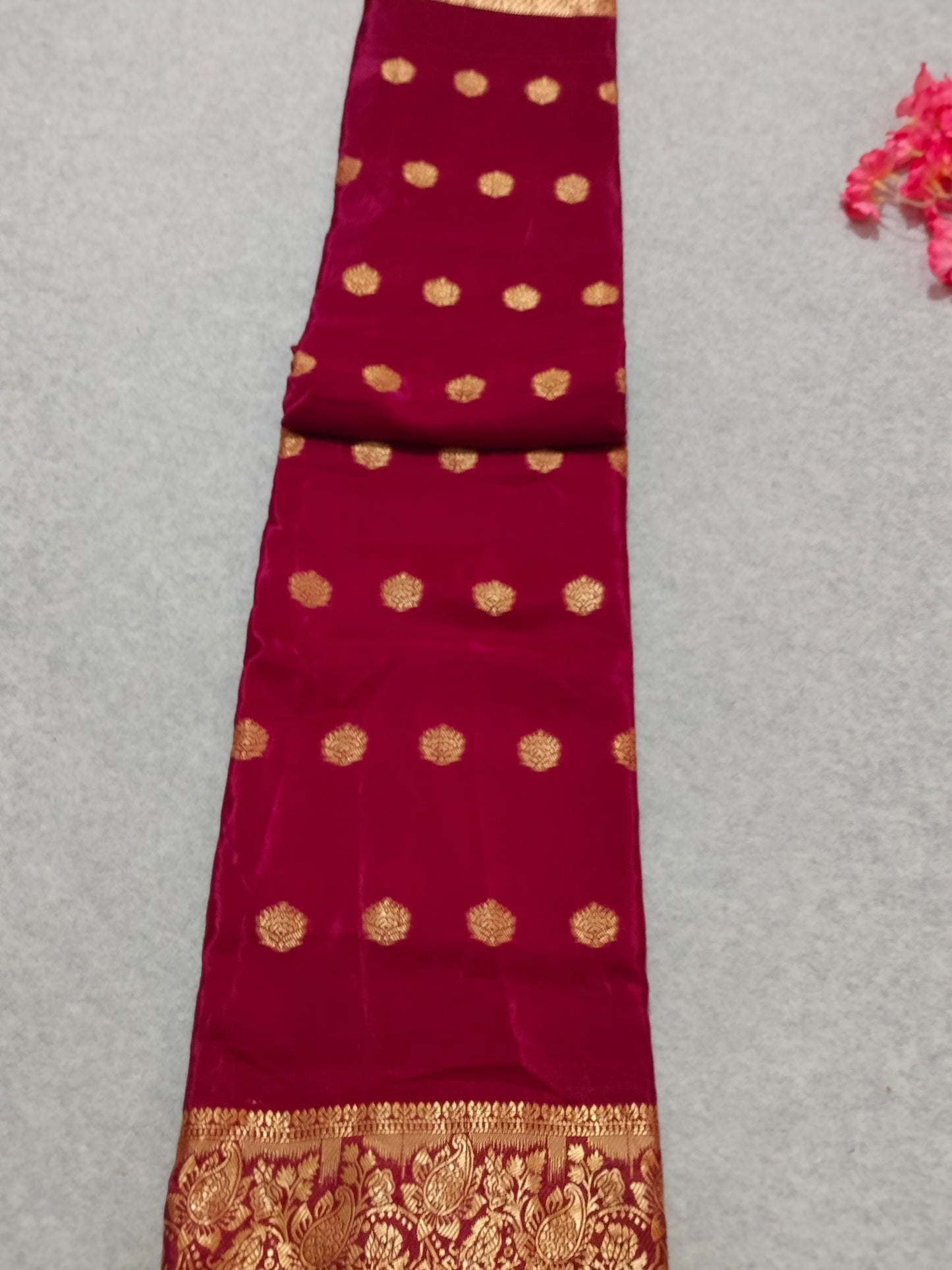 Crape Viscous Silk Saree