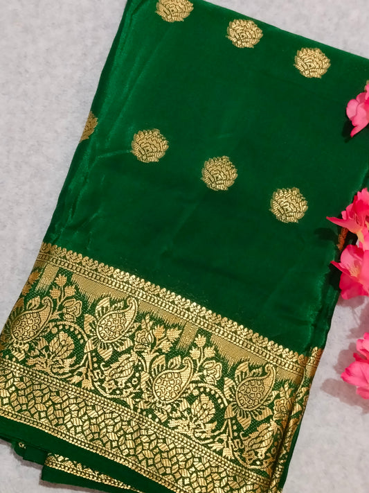 Crape Viscous Silk Saree