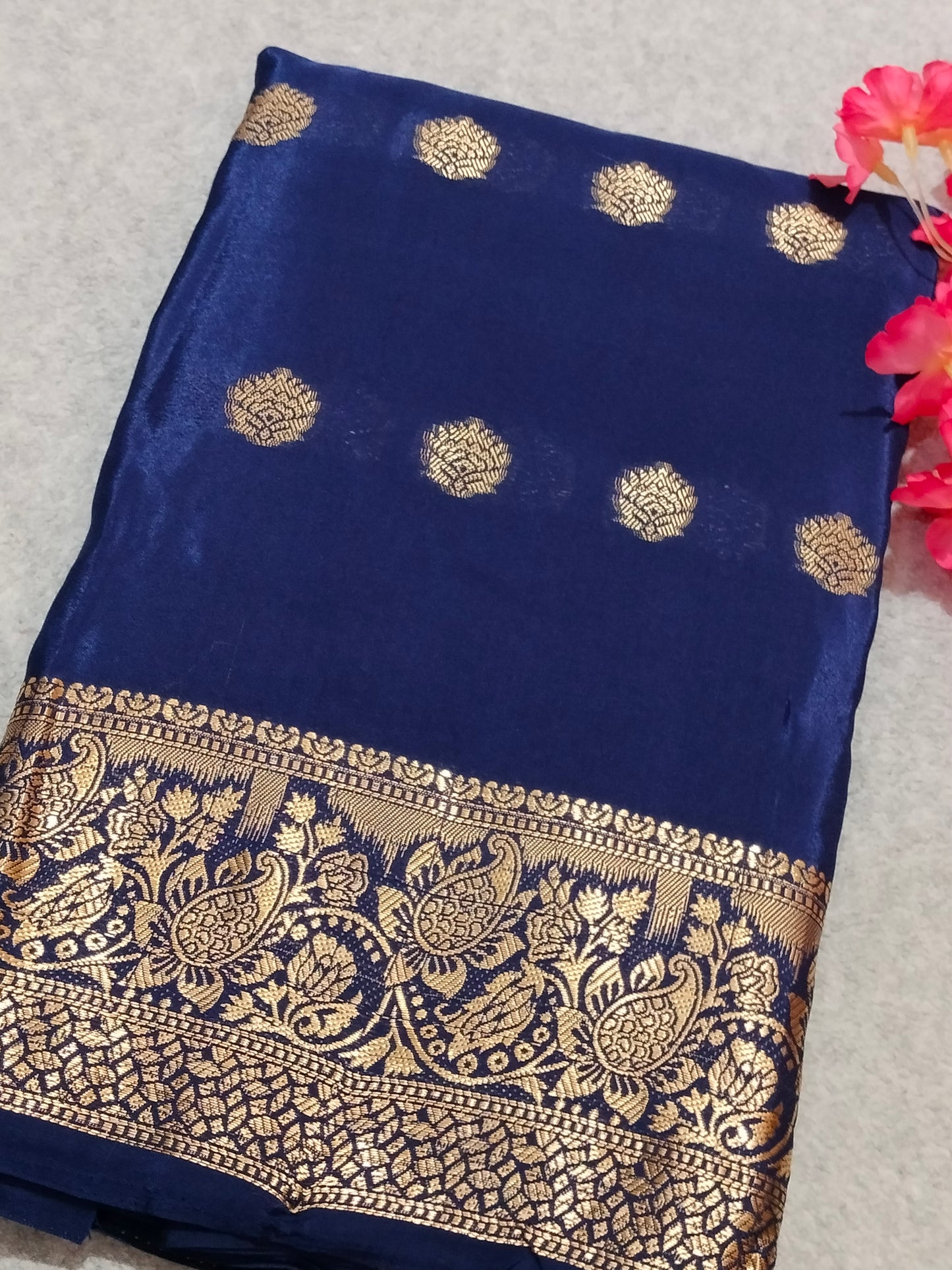 Crape Viscous Silk Saree