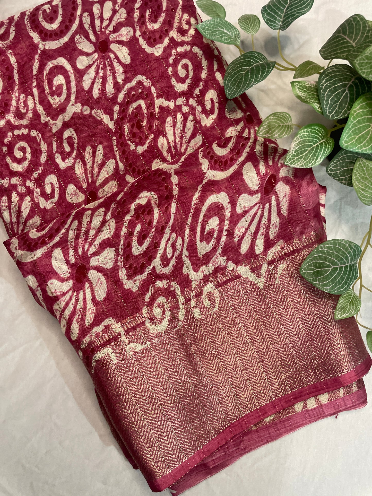 Dola Silk Saree - Lite Weight Pink