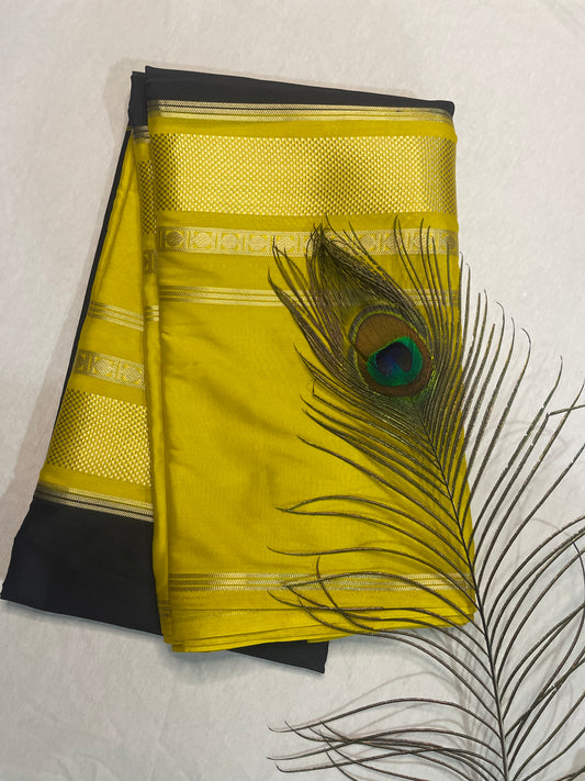 Mysore Semi Crape Soft 2D Silk Saree