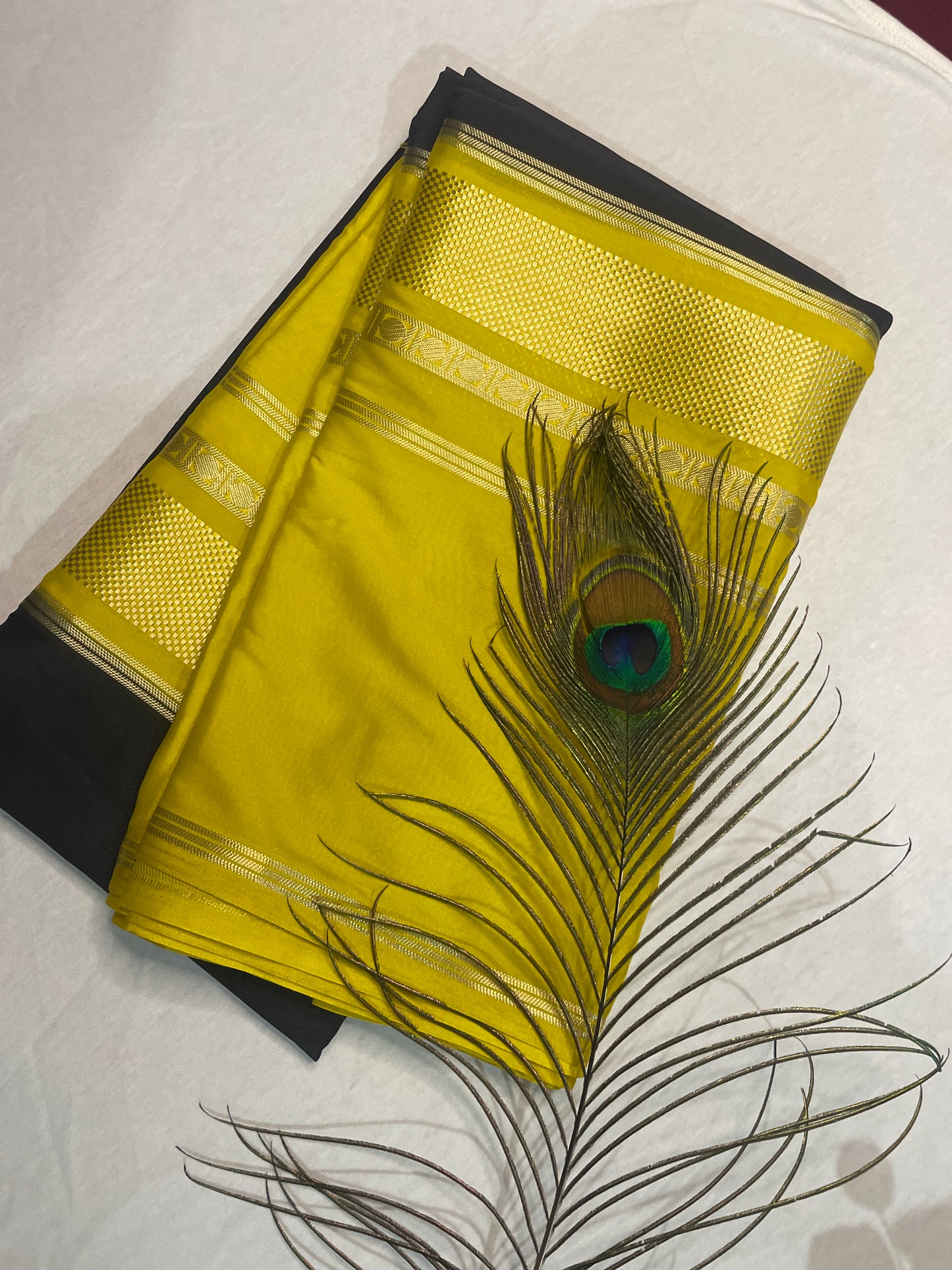 Mysore Semi Crape Soft 2D Silk Saree