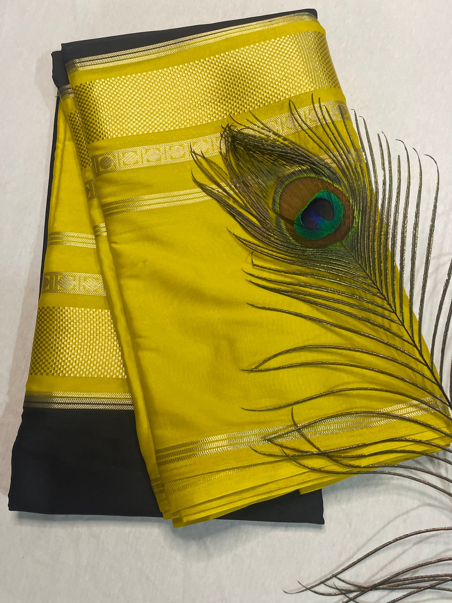 Mysore Semi Crape Soft 2D Silk Saree