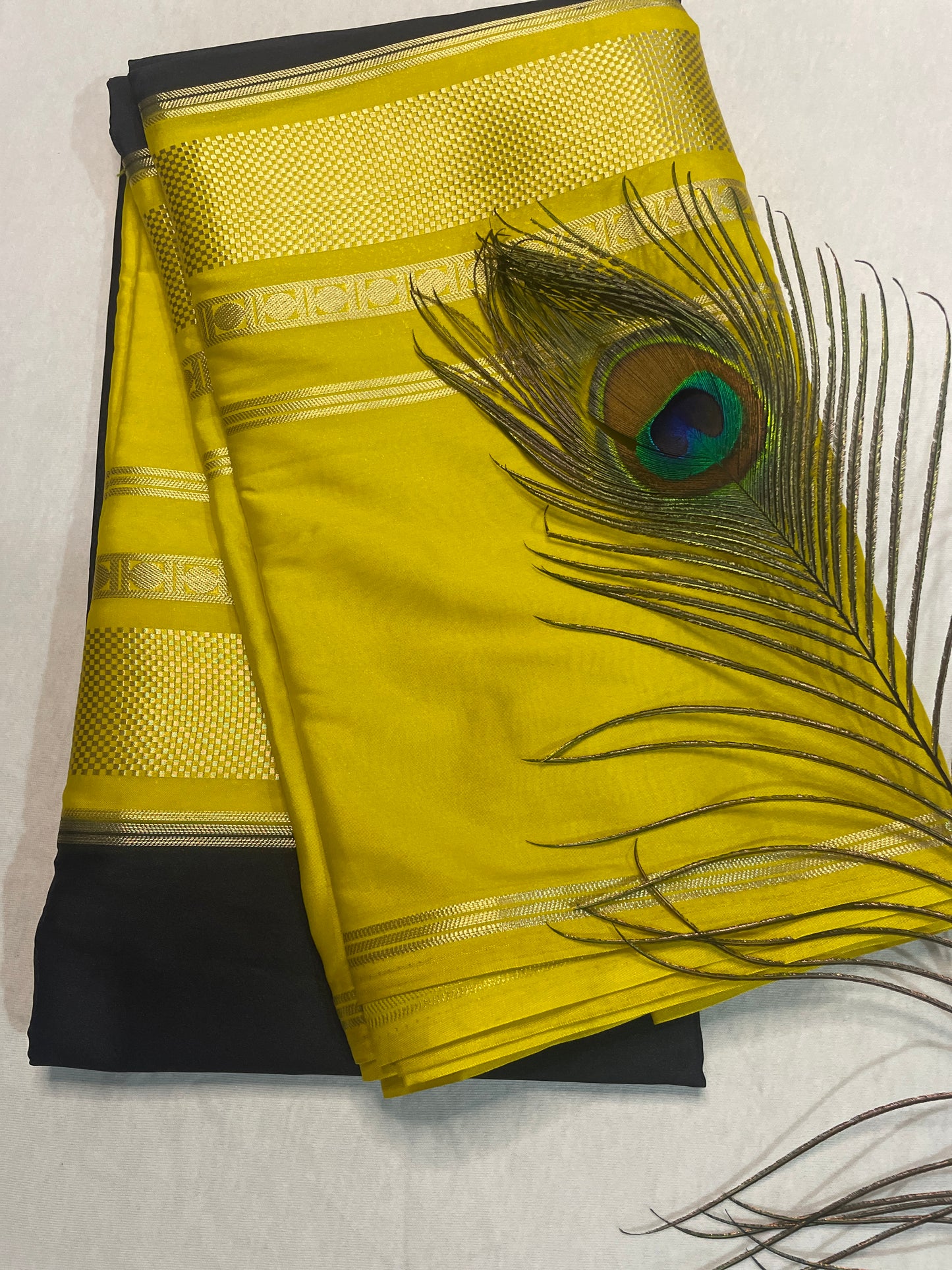 Mysore Semi Crape Soft 2D Silk Saree