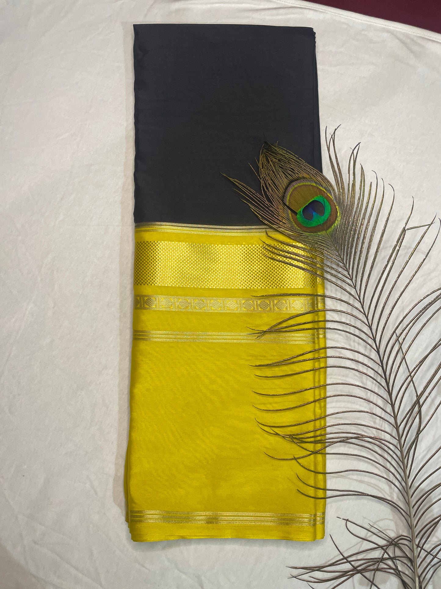 Mysore Semi Crape Soft 2D Silk Saree