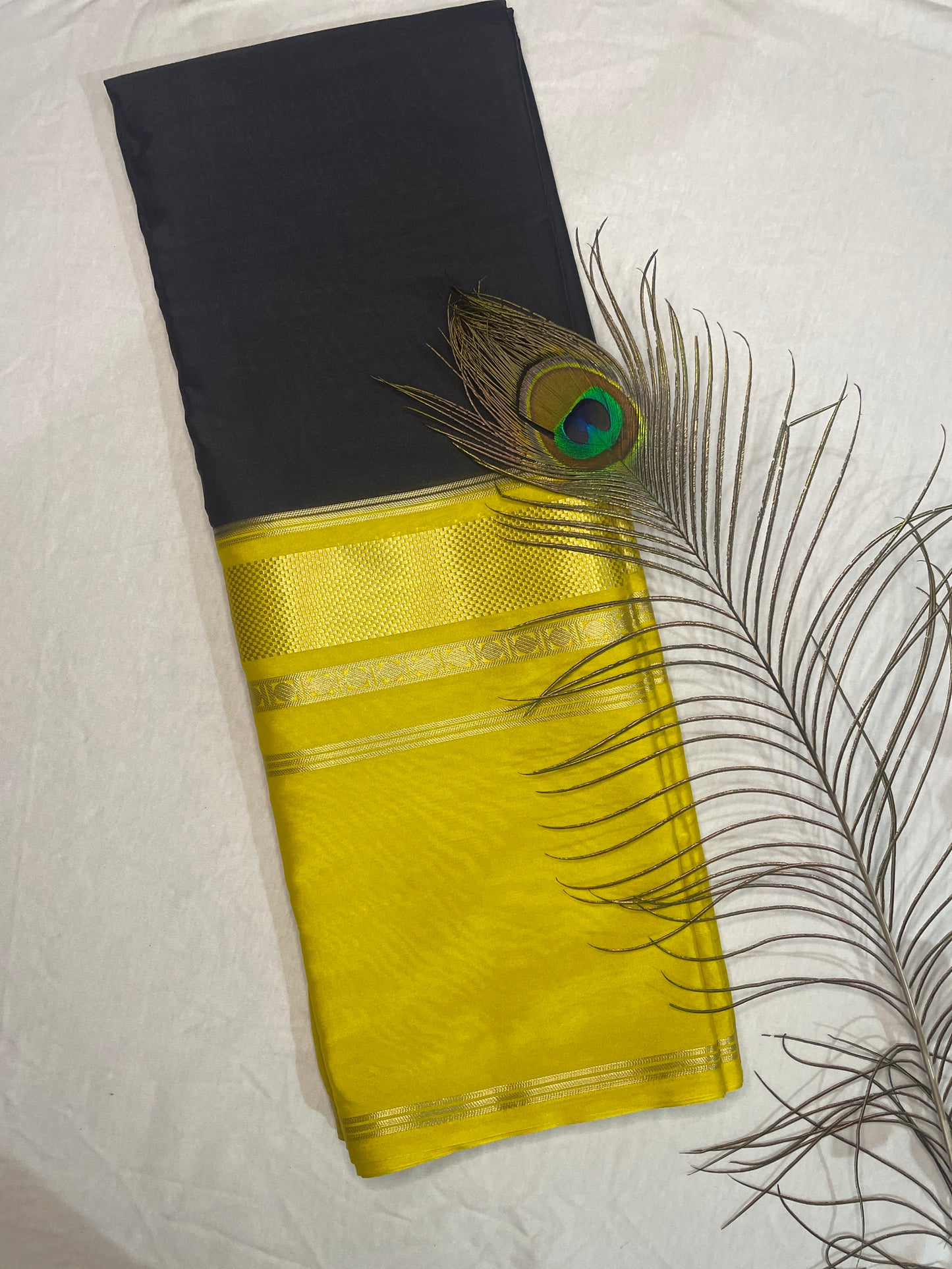 Mysore Semi Crape Soft 2D Silk Saree