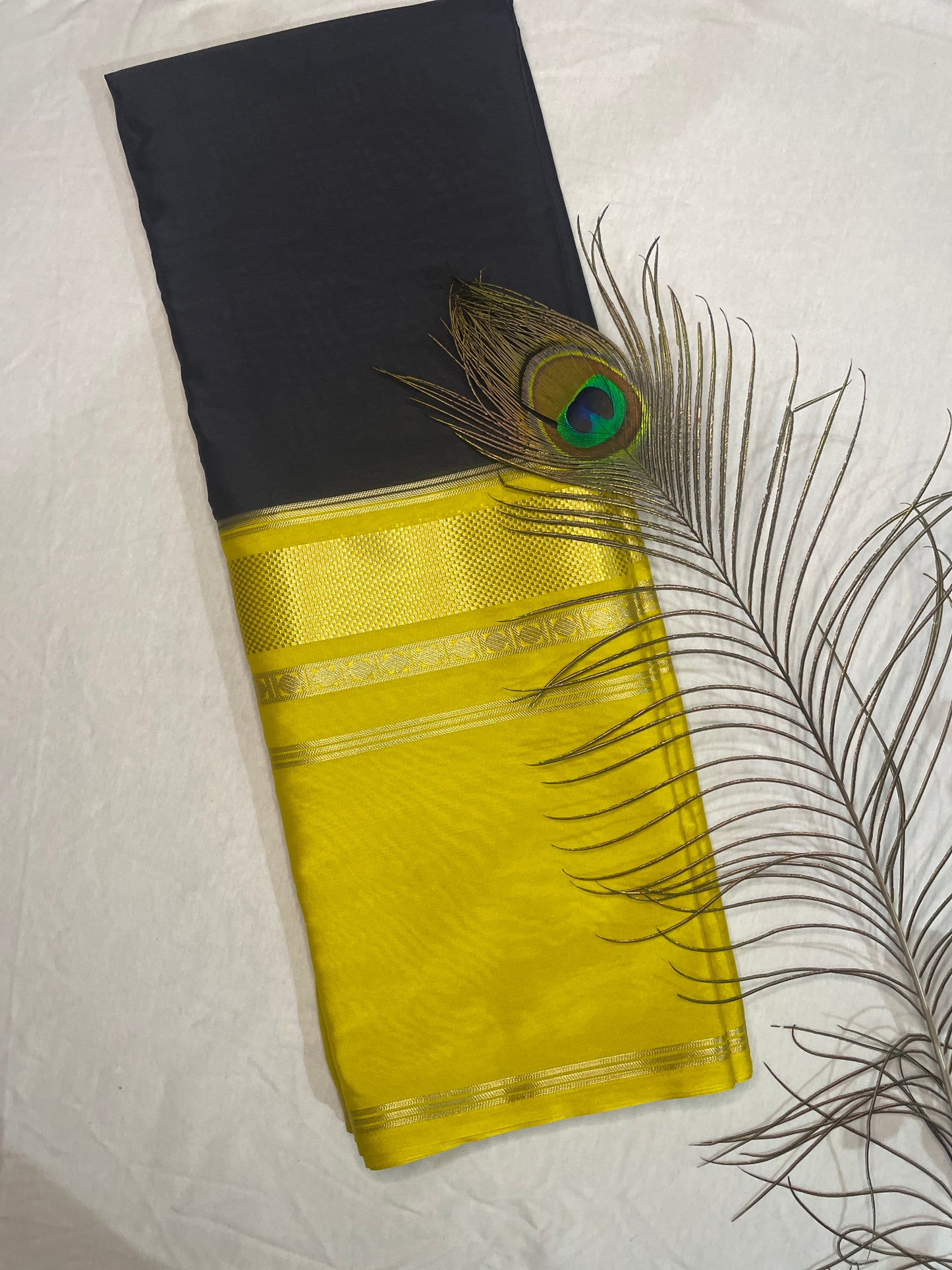 Mysore Semi Crape Soft 2D Silk Saree