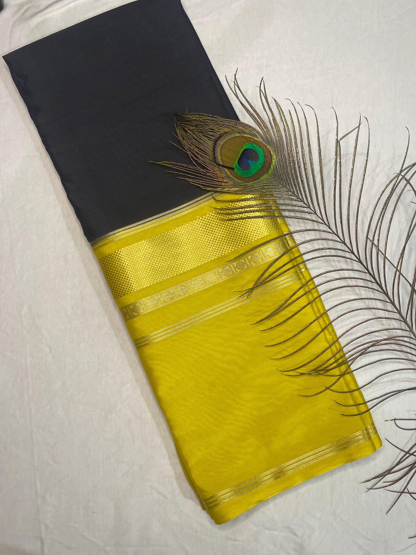 Mysore Semi Crape Soft 2D Silk Saree