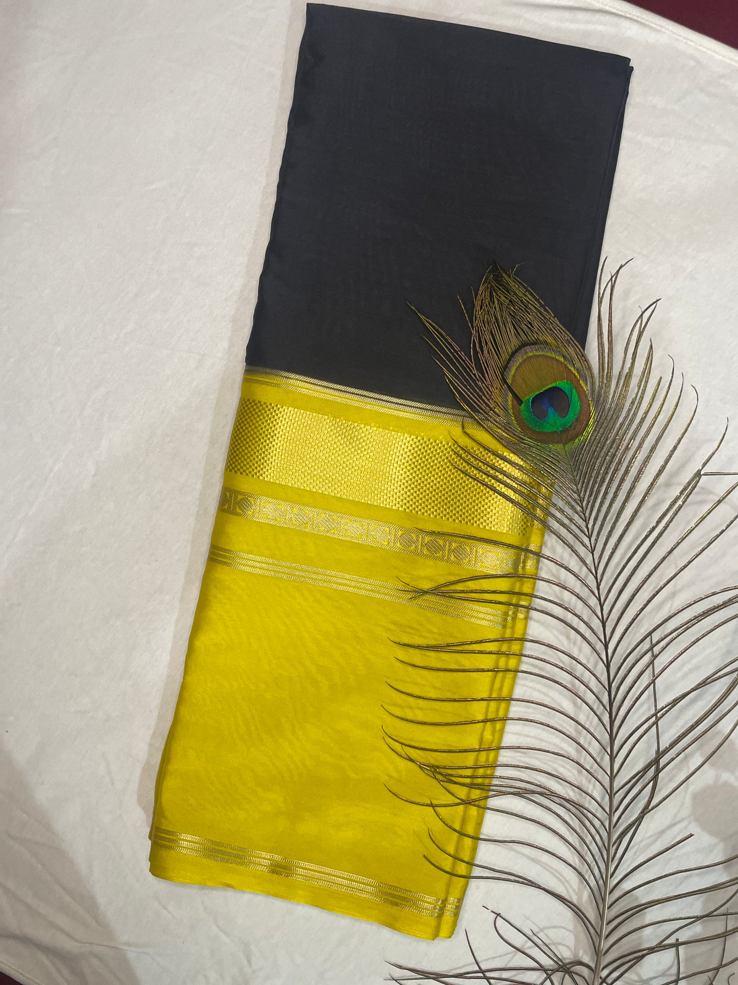 Mysore Semi Crape Soft 2D Silk Saree