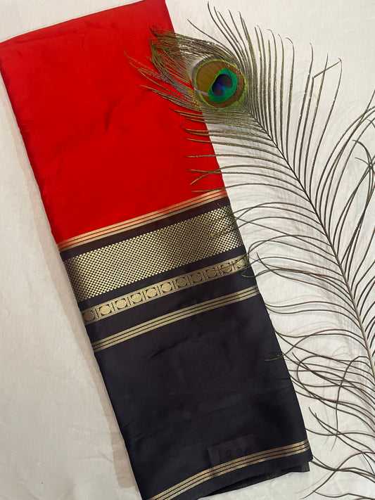 Mysore Semi Crape Soft 2D Silk Saree