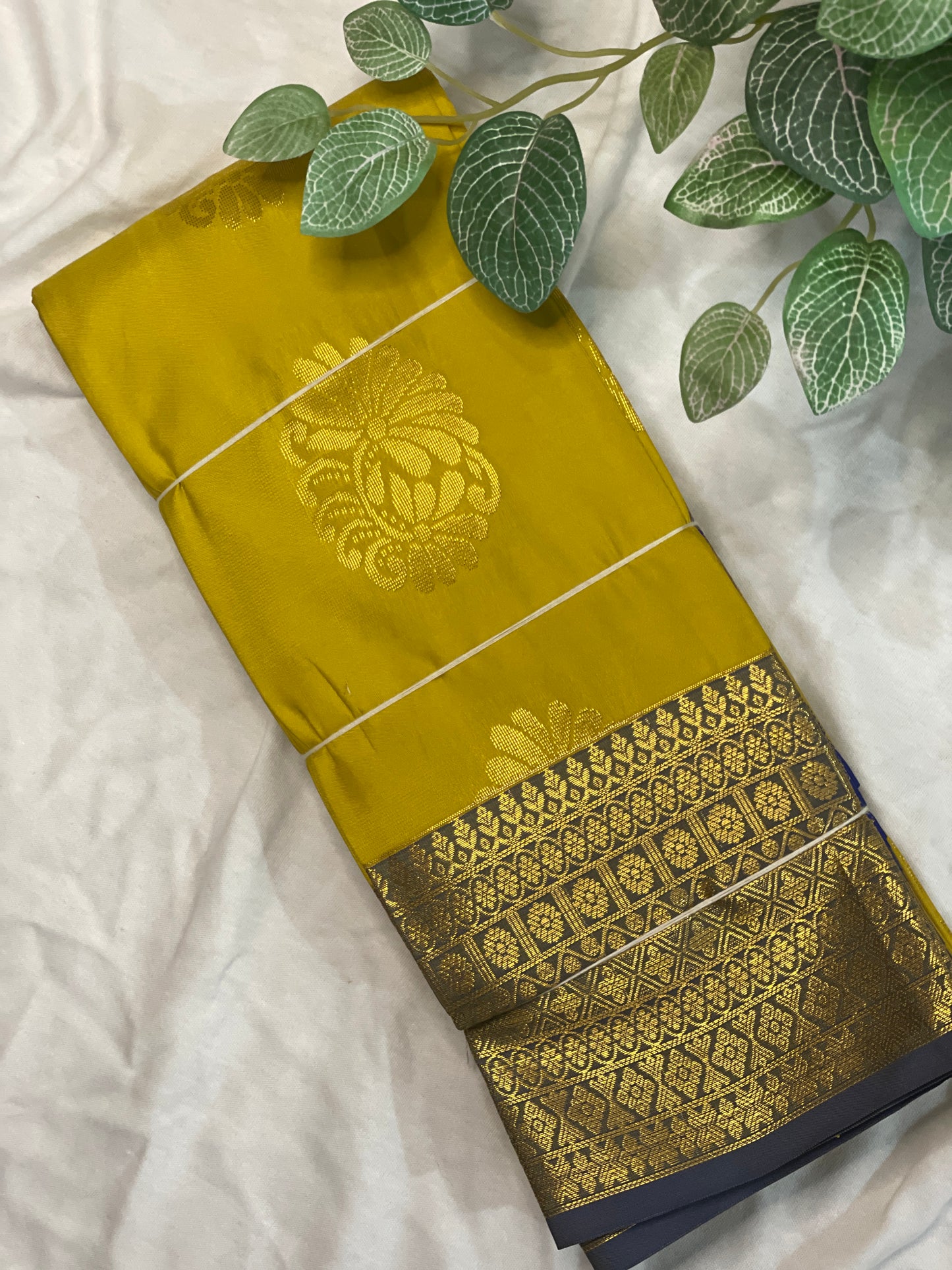 Yellow Soft Silk Traditional Wear Saree