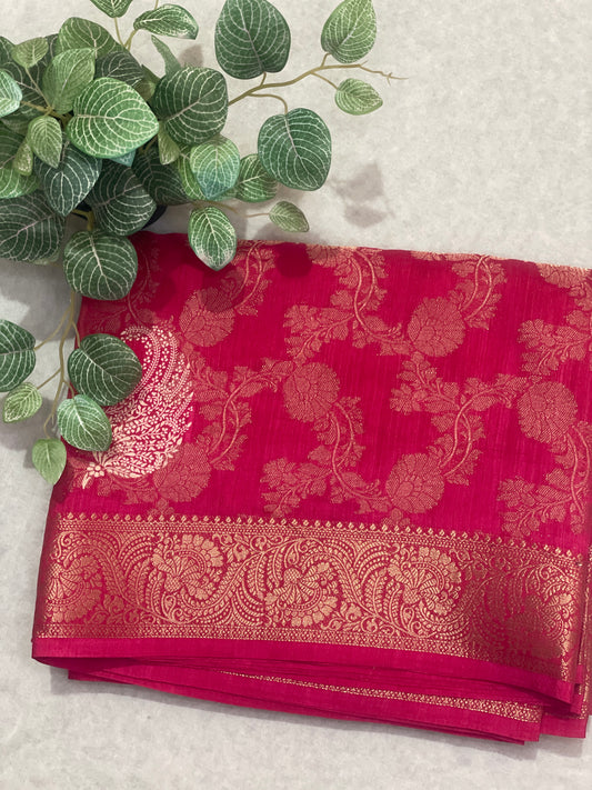 Banarasi Raw Georget Saree