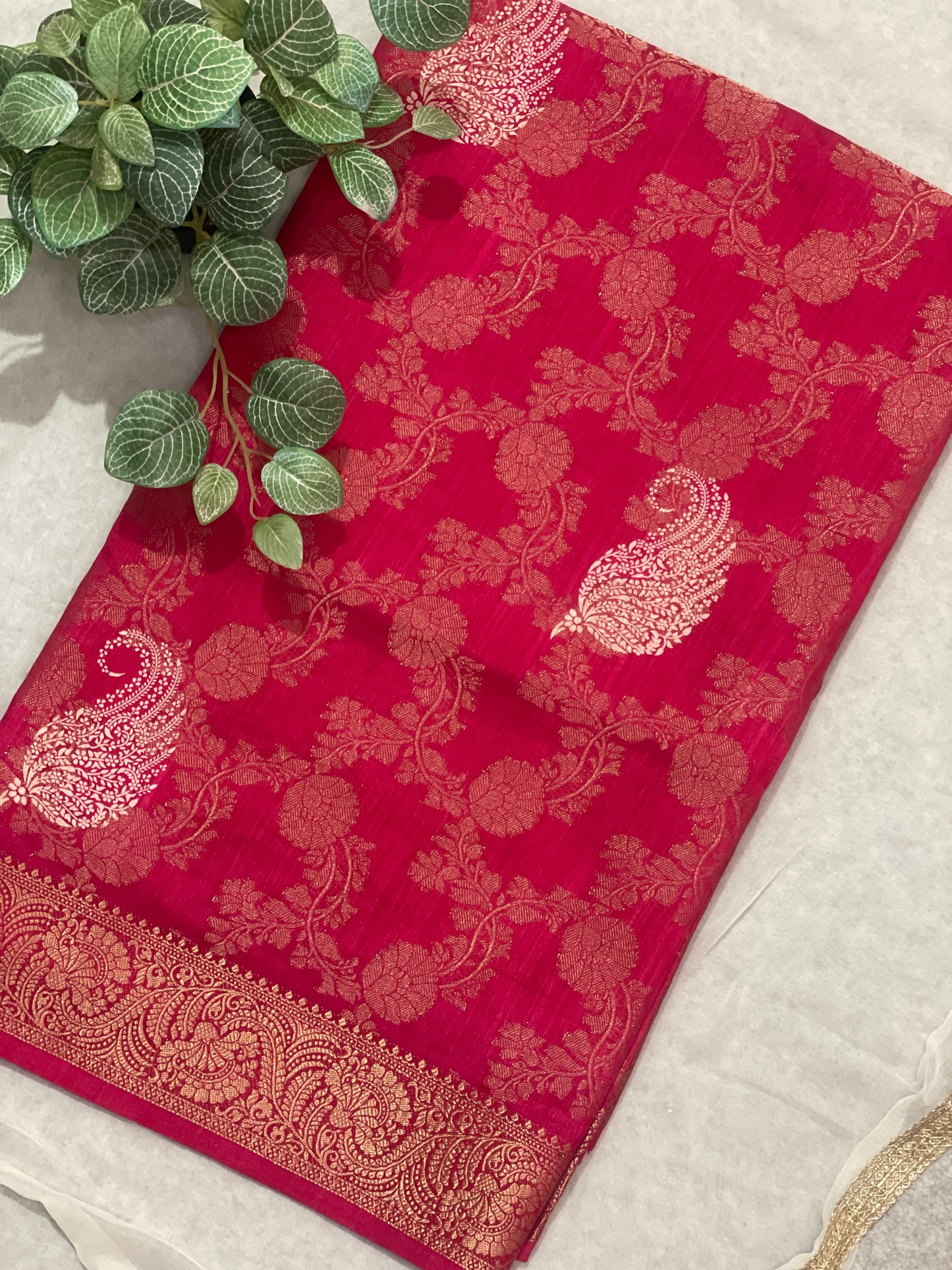 Banarasi Raw Georget Saree