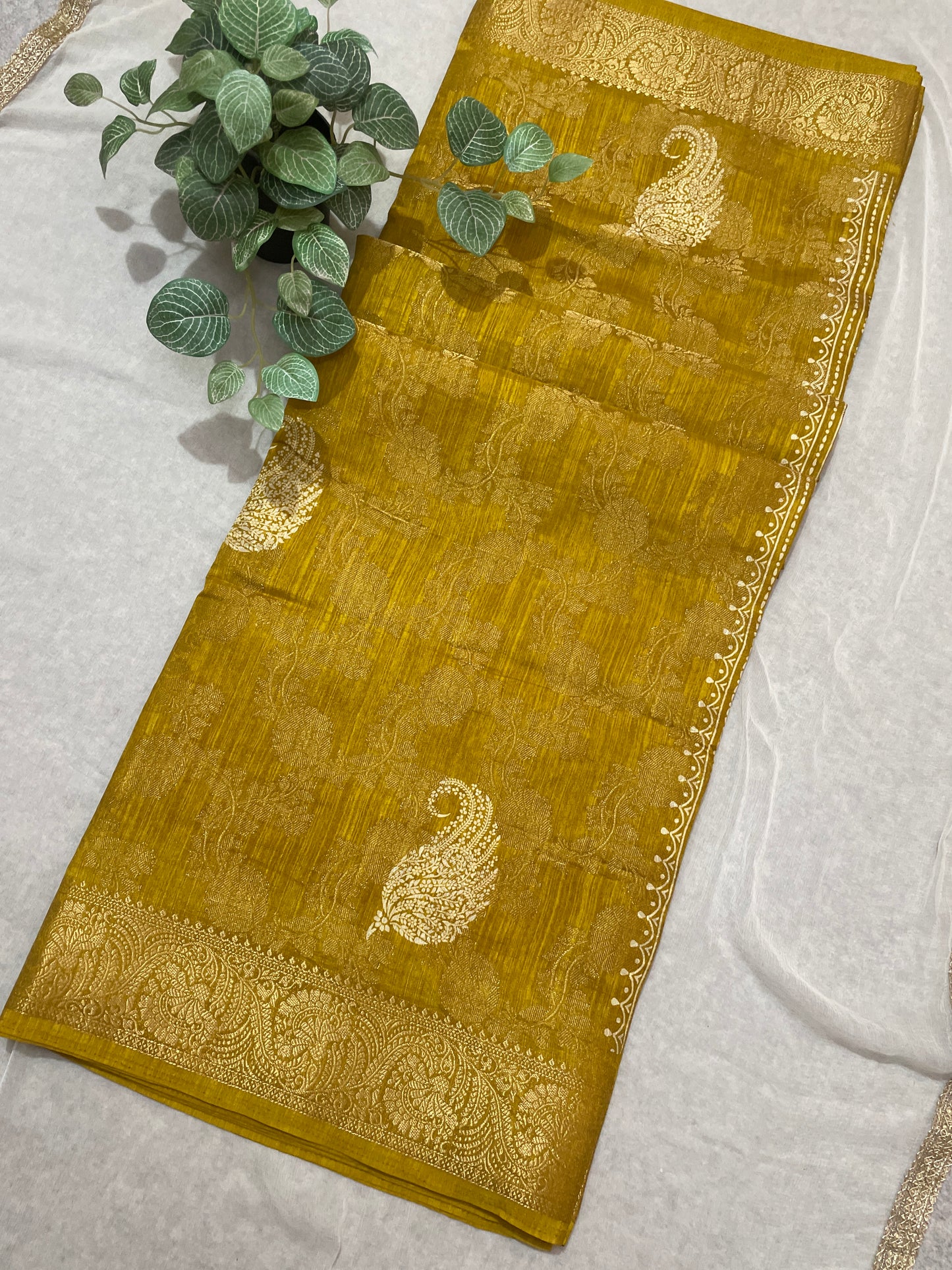 Banarasi Raw Georget Saree