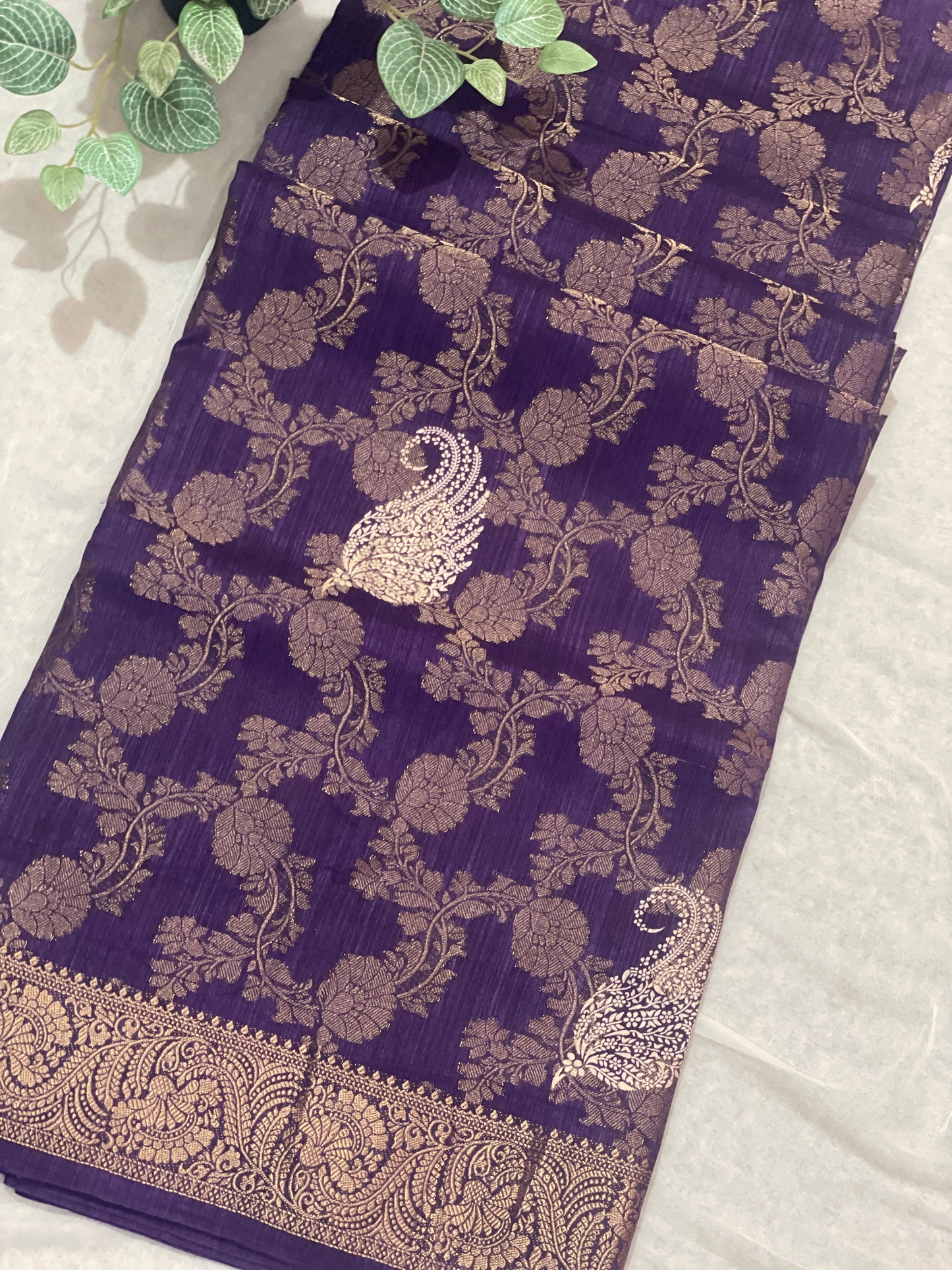 Banarasi Raw Georget Saree