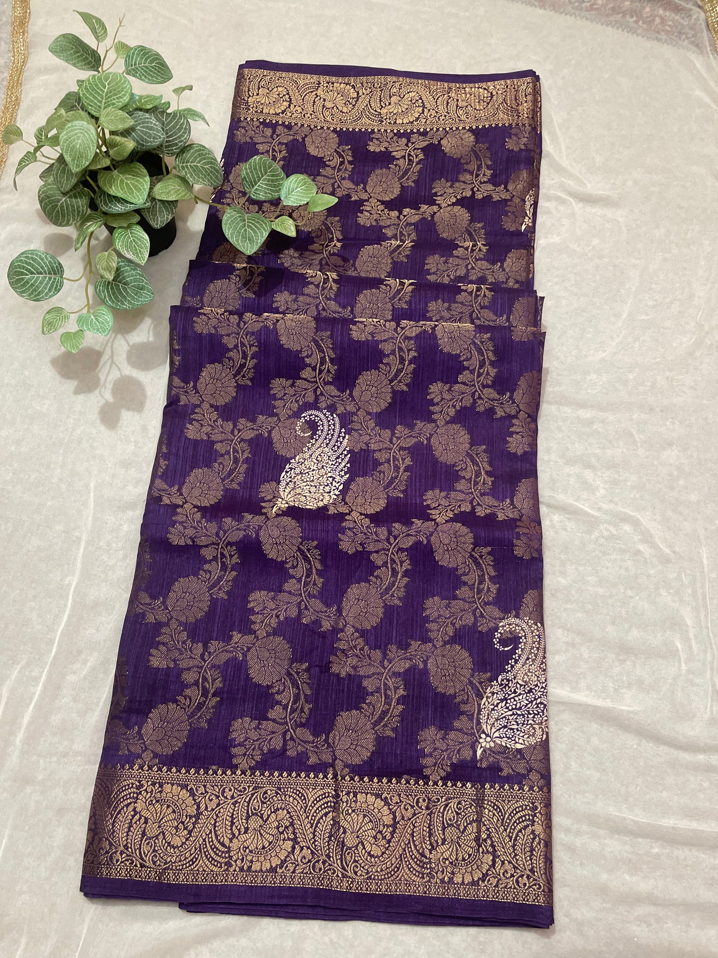 Banarasi Raw Georget Saree