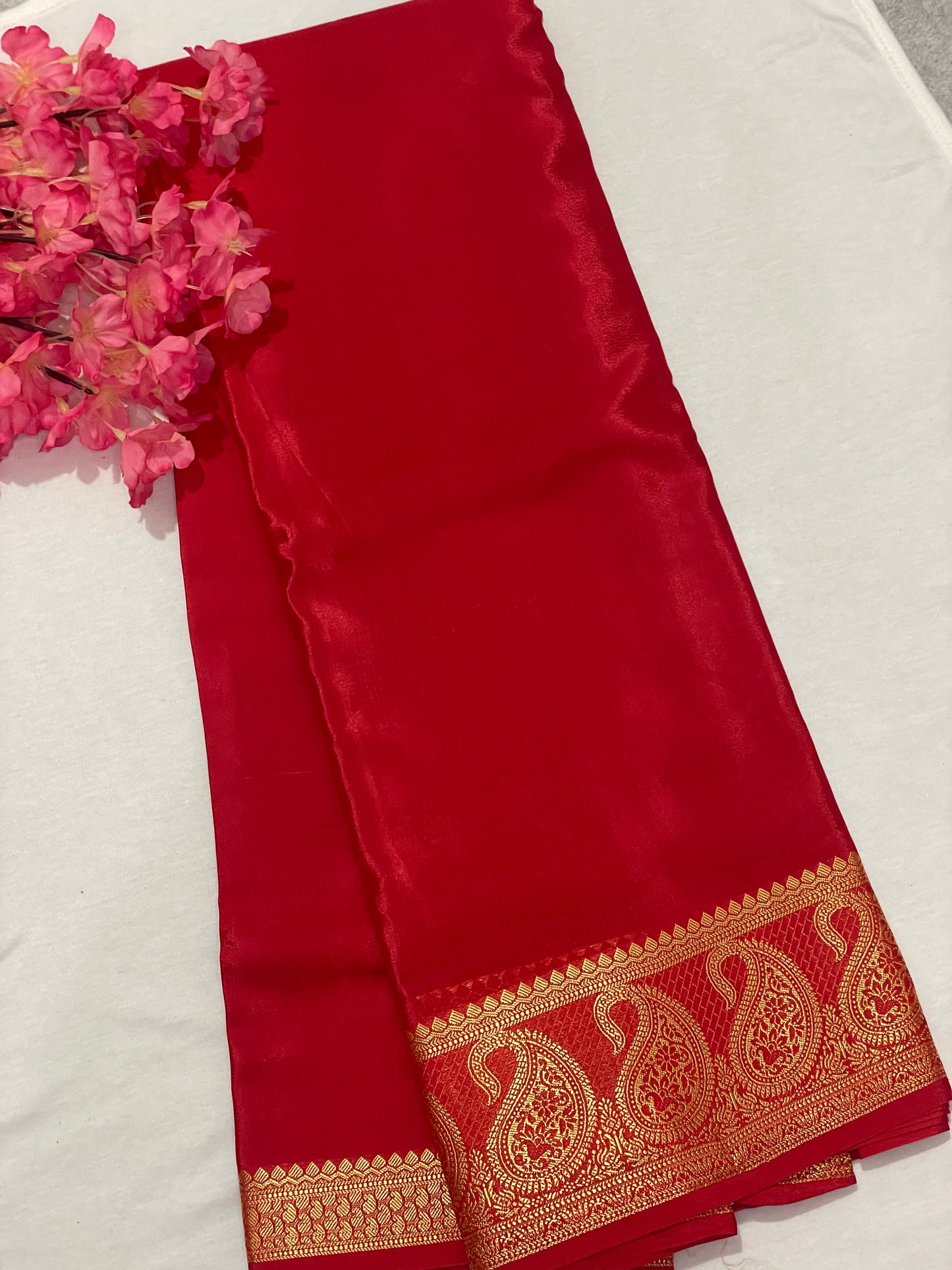 Viscous Mango Border Saree