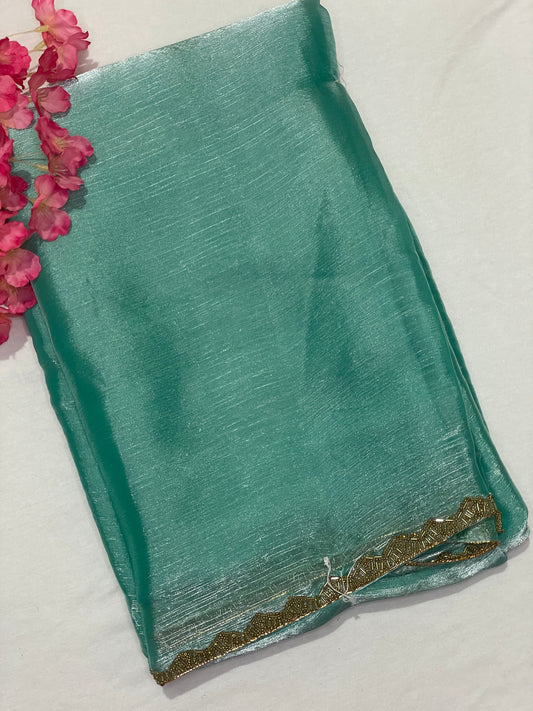 Blue Space Silk Saree