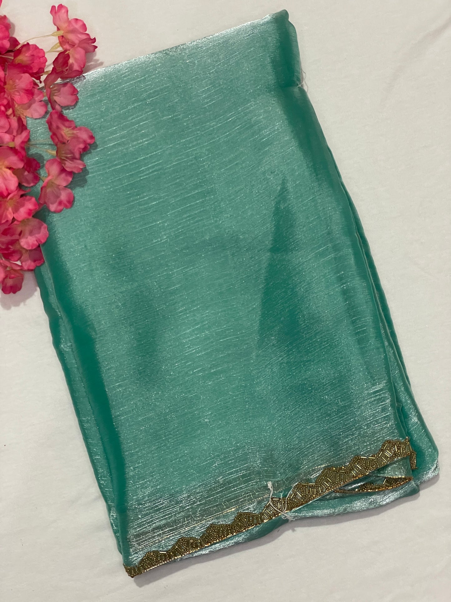 Blue Space Silk Saree
