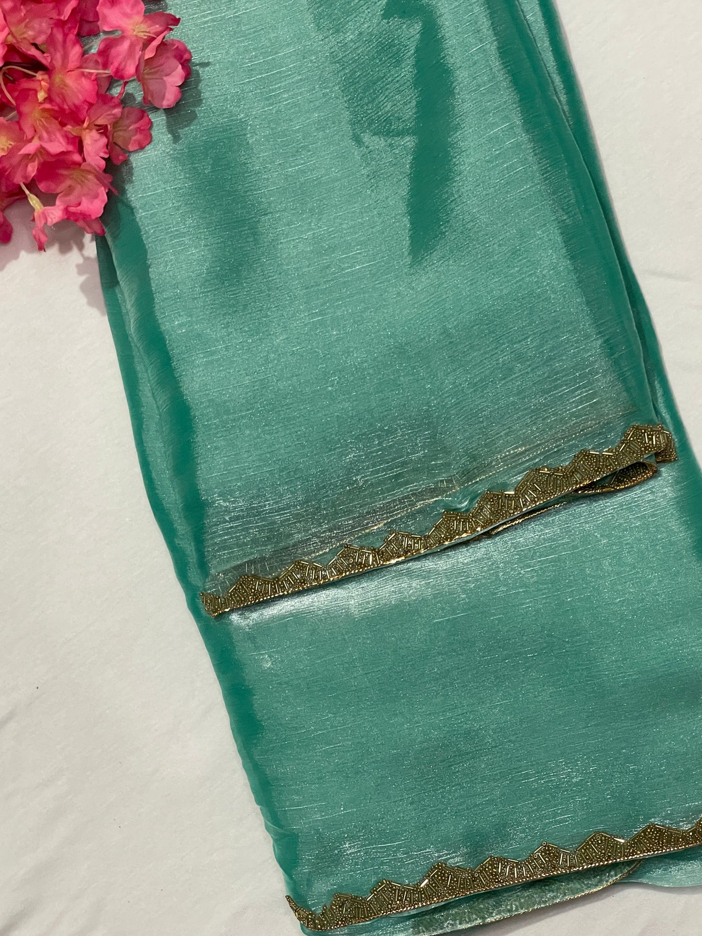 Blue Space Silk Saree