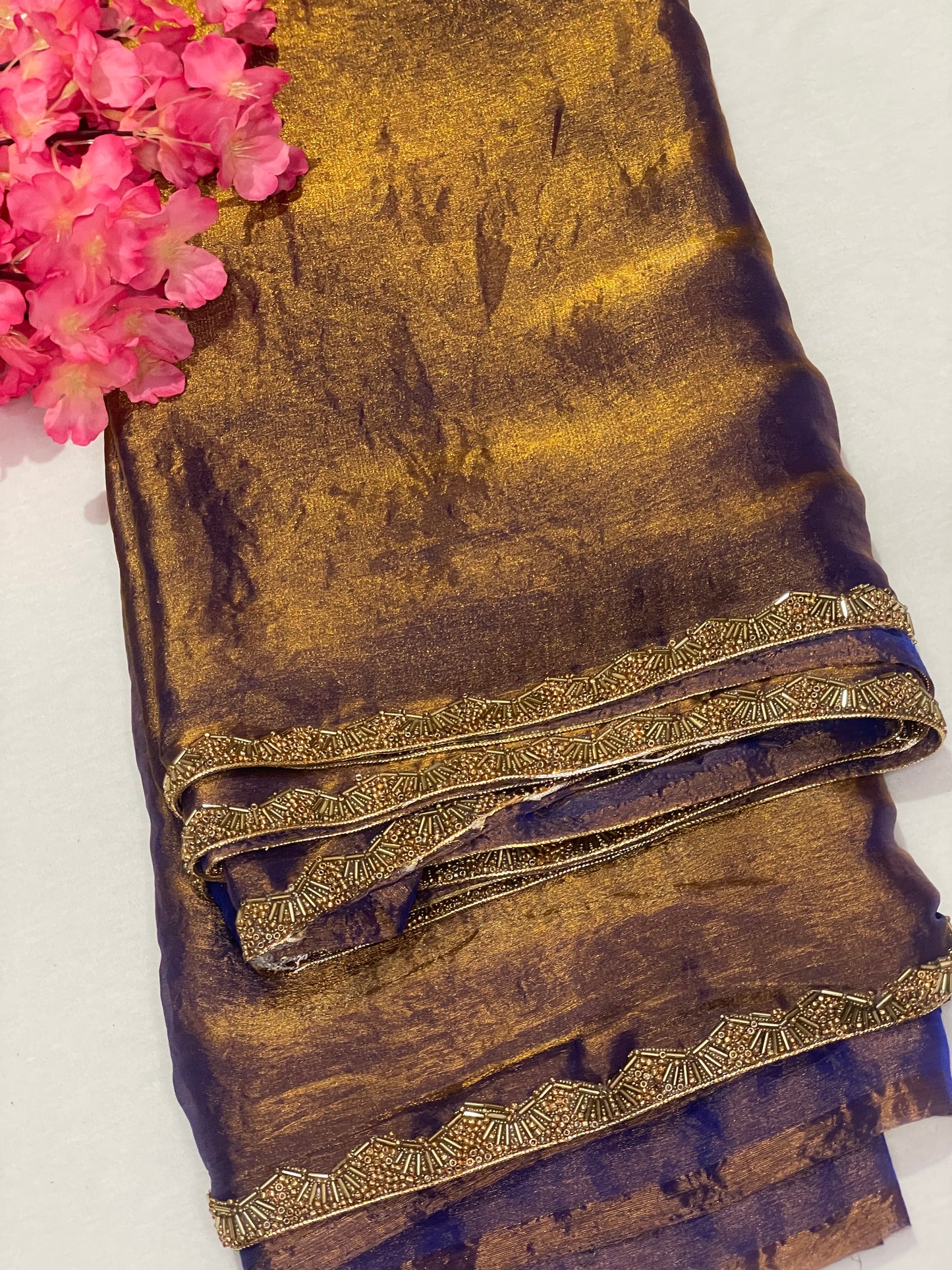 Brown Jimmy Choo Premium Quality Saree