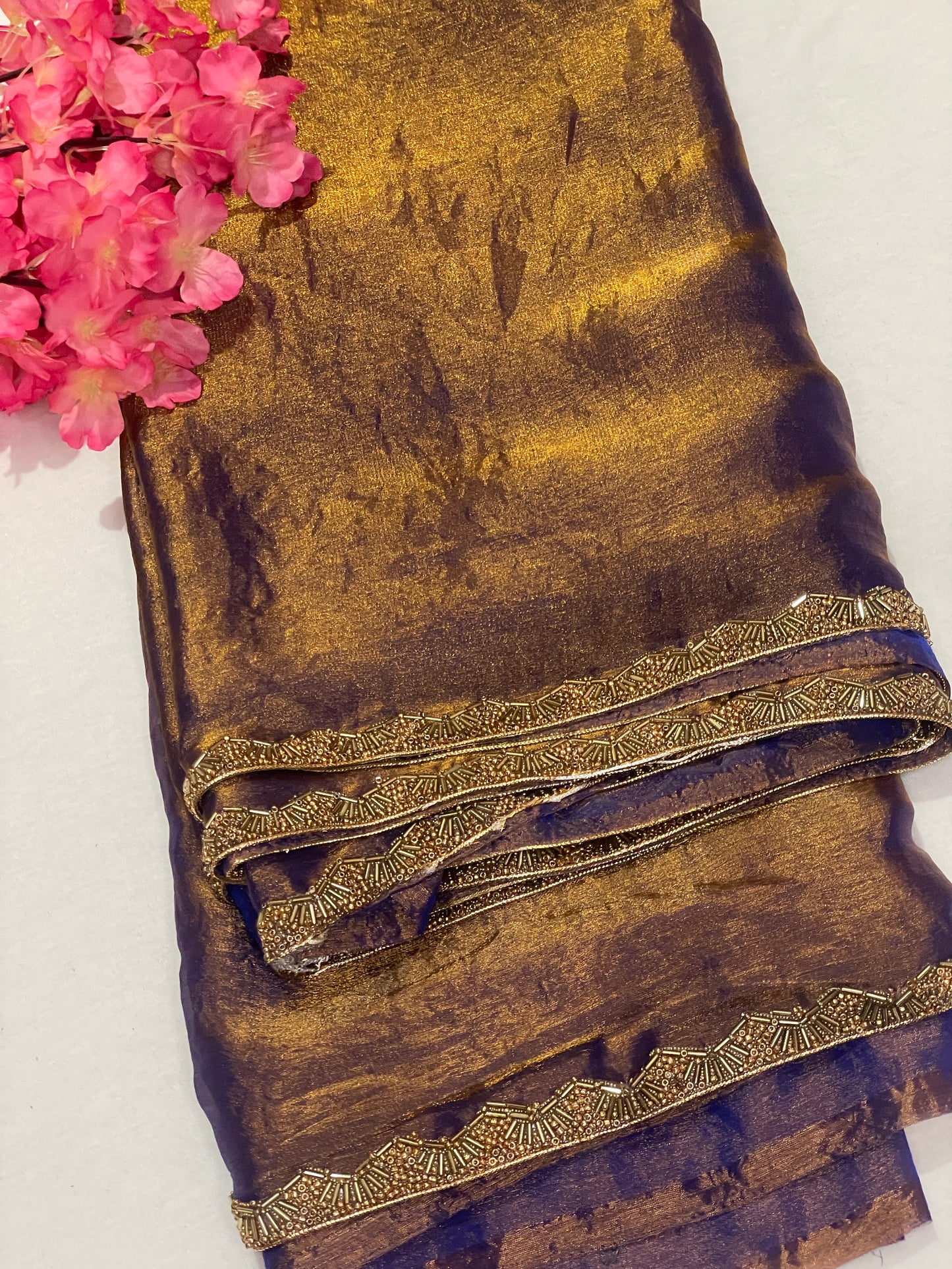 Brown Jimmy Choo Premium Quality Saree