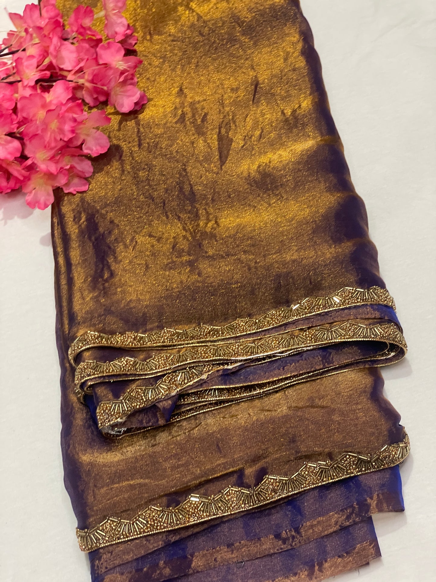 Brown Jimmy Choo Premium Quality Saree